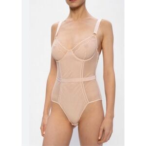 Stella McCartney Mesh Lace Bodysuit